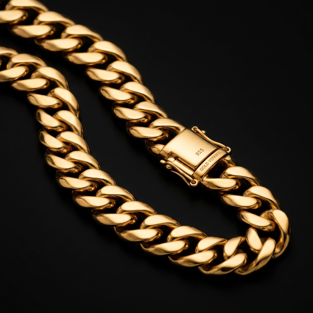 Gold Cuban Chain Bracelet